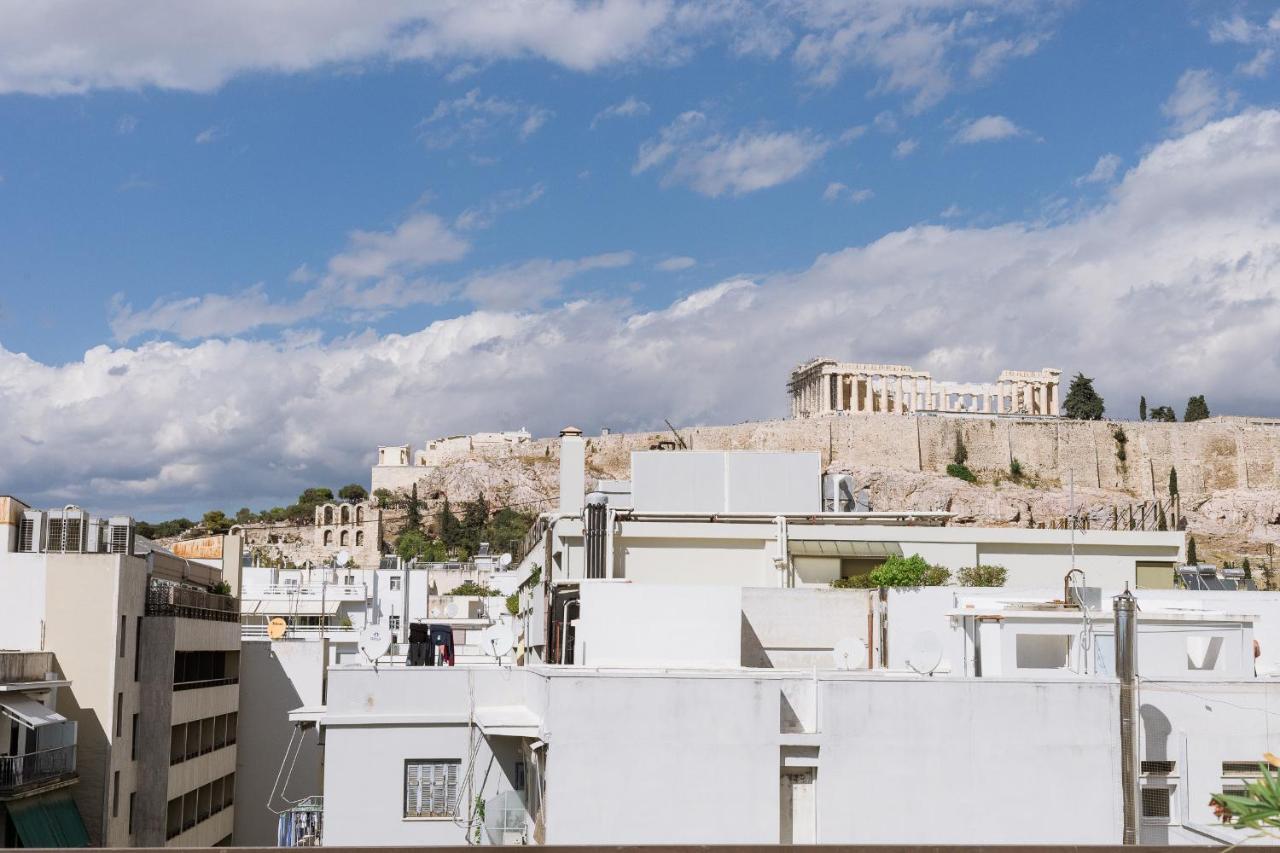 Minimal Apartment On The Shadow Of The Acropolis Athens Exterior photo