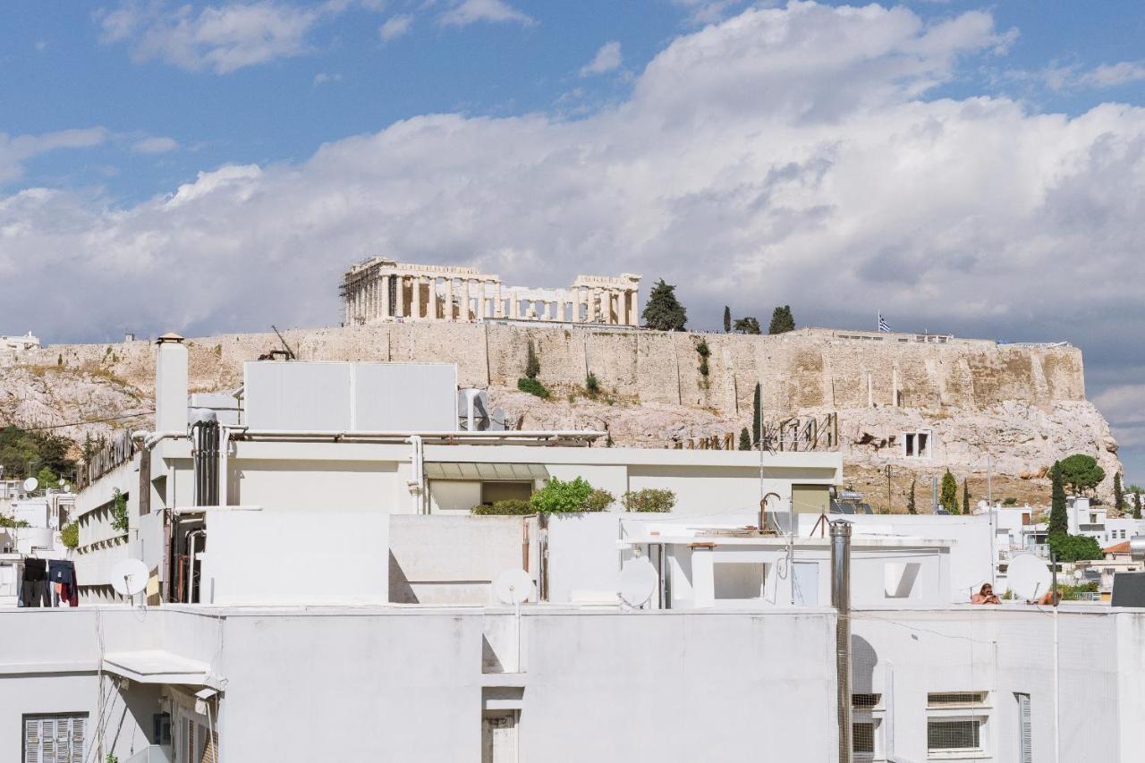 Minimal Apartment On The Shadow Of The Acropolis Athens Exterior photo